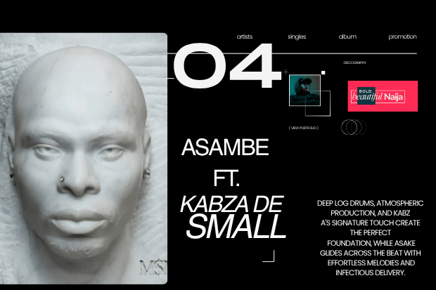 Asake and Kabza De Small collaboration visual for Asambe showcasing Amapiano log drums and Nigerian-South African music fusion.