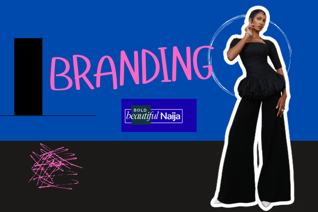 A Bold Beautiful Naija brand identity graphic illustrating how to build a premium corporate personal brand and register a business entity after a reality television show.